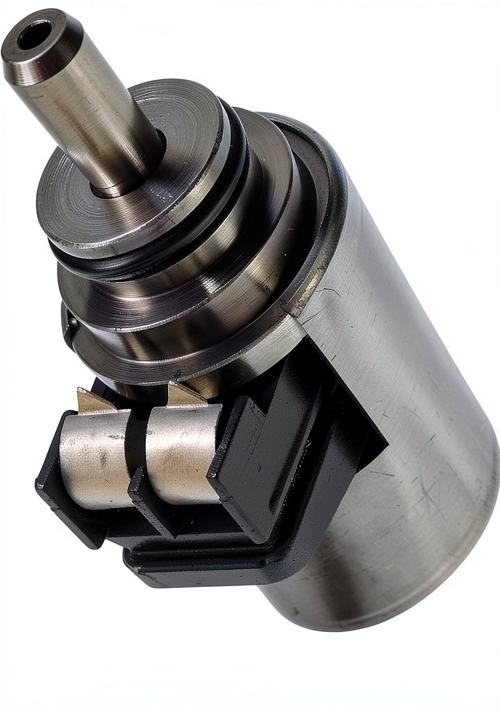 APDTY Torque Converter Solenoid installed in a transmission housing