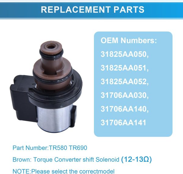 Subaru TR580 TR690 CVT Torque Converter Lock-Up Solenoid-3