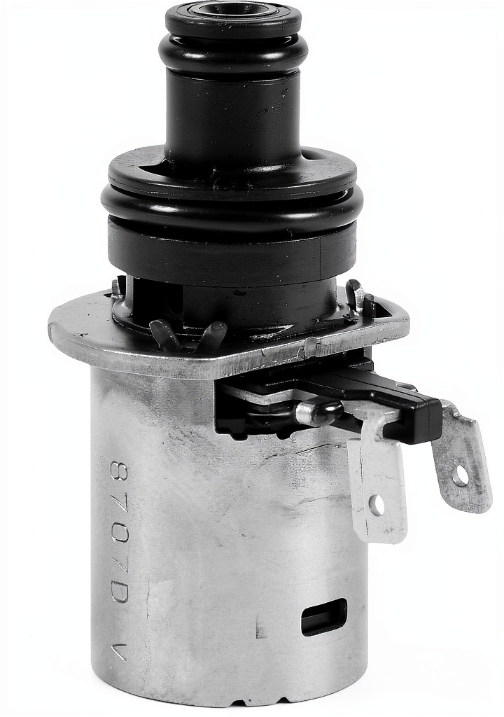 Installing Kessocco Torque Converter Lock-Up Solenoid CVT TR580 TR690 on a wooden workbench