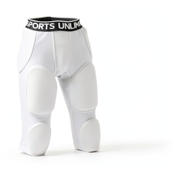 Sports Unlimited Football Girdle White Spandex-2