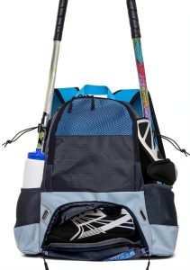 Sweep Field Hockey Backpack Gray Blue Youth Bag-0