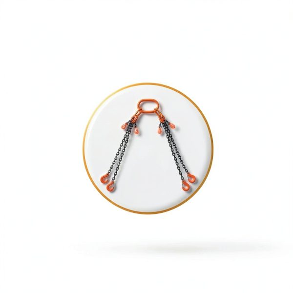 Lift Chain Sling 10Ft 4 Way x 1/4 inch 6600lbs 3 Ton for Chains-2