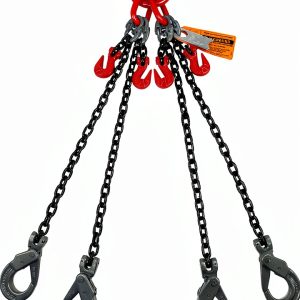 Advantage Rigging Chain Sling Quad Leg 3/8" x 5' Grade 80-0