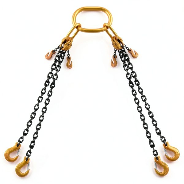 4 Chain Lifting Sling 10ft x5/16 inch SALUINOKI Chain Sling 14000lb-1