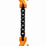 9/32" x 10' Grade 100 Chain Sling by Generic Stainless Steel Orange-0