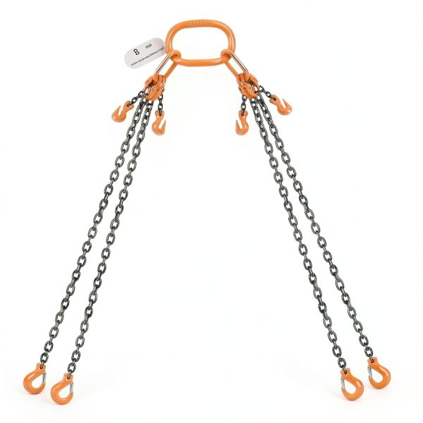 4 Chain Lifting Sling 10ft x5/16 inch SALUINOKI Chain Sling 14000lb-0