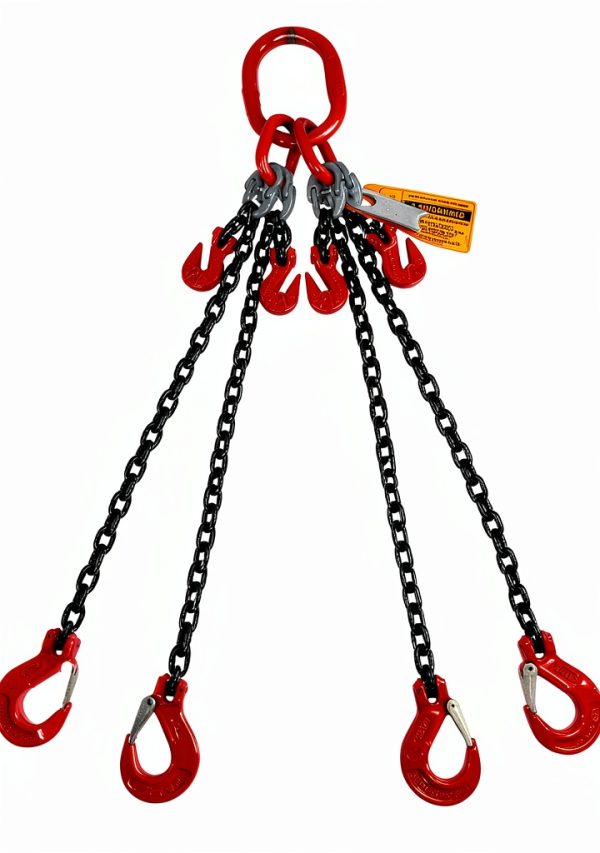 Chain Sling Advantage Rigging Quad Leg 5/16 x 10' Grade 80 Heavy-Duty-0