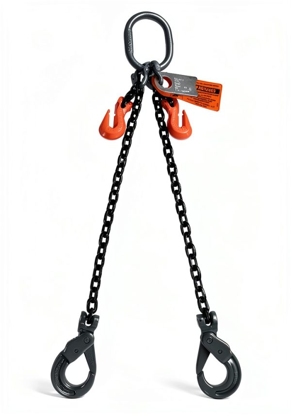 Chain Sling Advantage Rigging 3/8" x 10' Leg Locking Hooks Grade 100-0