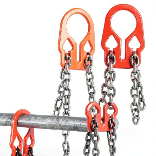 Lifting Chains with Adjuster Hooks 2-Leg HeavyDuty 5/16" x 10ft 7000lb-2