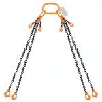 Lift Chain Sling 10Ft 4 Way x 1/4 inch 6600lbs 3 Ton for Chains-0