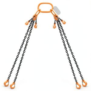 Lift Chain Sling 10Ft 4 Way x 1/4 inch 6600lbs 3 Ton for Chains-0