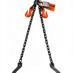 Chain Sling Advantage Rigging 3/8" x 6' Double Leg with Foundry Hook-0