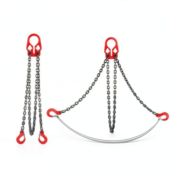 Lifting Chains with Adjuster Hooks 2-Leg HeavyDuty 5/16" x 10ft 7000lb-1