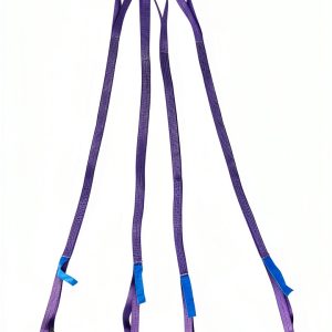Chain Sling QWORK 5Ft 4-Leg Grab Hook Adjuster 6600lb G80 Alloy Steel-0