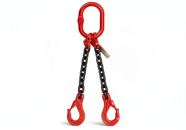 9/32" Grade 80 Chain Sling Double Leg 2 FT with Latch Hook and Generic-0