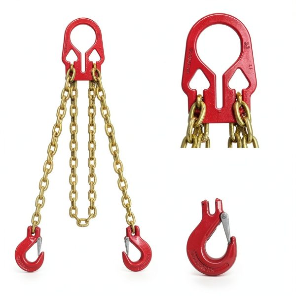 10ft Adjustable Chain Sling FITHOIST G80 Alloy Steel Leg Safety Hooks-2
