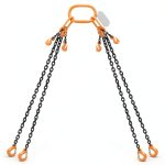 Lift Chain Sling with Hooks 10Ft 4 Way 5/16" 11000lb 5 Ton SALUINOKI-0
